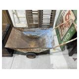 Vintage Metal Wheelbarrow