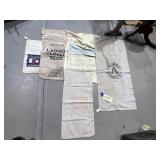 4 Pcs - Gunny Sacks var sizes
