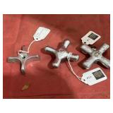 Metal Cross Lever Sink Handles