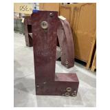 Vintage Lighted Metal Letter "L" - no bulbs
