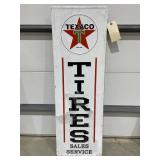 Metal Sign "Texaco Tires" 14"x42"