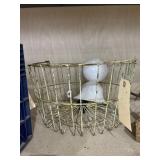 Large Egg Basket & Light Fixture