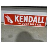Metal Sign "Kendall" 28"x8"