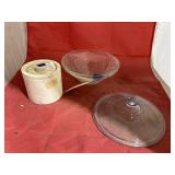 Lamp Shade & Small Marble Crock