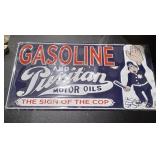 Metal Sign "Puritan Motor Oils" 23"x12"