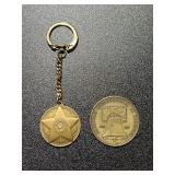 Elks Lodge 1968 Keychain & Medallion