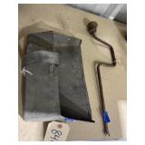 Metal Dust Pan & Metal Handle