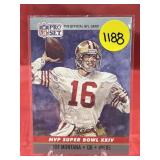 1990 PROSET HOF JOE MONTANA CARD