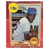 1968 TOPPS HOF BILLY WILLIAMS CARD