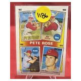 1986 TOPPS PETE ROSE CARD