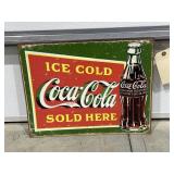 Metal Sign "Coca Cola" 16"x12"