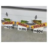 3- Dekalb Corrugated Plastic Signs 27"x22"