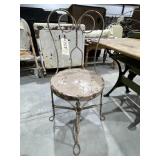 Cafï¿½ Chair w/Wood Seat