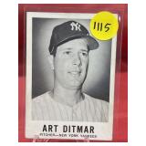 RARE HI# CARD 1960 LEAF ART DITMAR