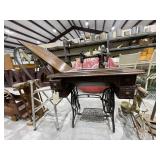 Burdick Treadle Sewing Machine D742665
