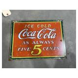 Metal Sign "Coca Cola" 16"x12"