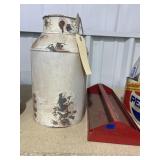 Metal Bucket & Tray