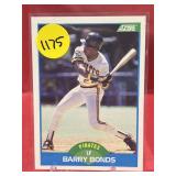1989 SCORE BARRY BONDS CARD