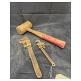 Wooden Mallet - Adjustable Wrenches