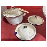 Granite Pot w/3 Lids