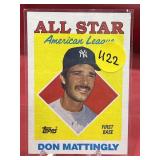 1988 TOPPS DON MATTINGLY CARD