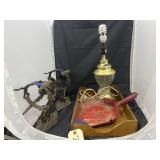 Vintage Light Fixtures - Dust Pan - Letter Tray