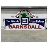 Metal Sign "Barnsdall" 23"x12"