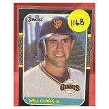 ROOKIE CARD 1987 DONRUSS WILL CLARK