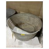 Galvanized Metal Wash Tub