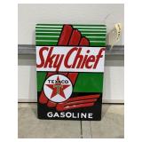 Metal Sign "Sky Chief" 12"x18"
