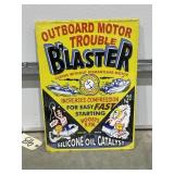 Metal Sign "Blaster" 14"x20"