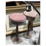 2 - Vintage Soda Fountain Stools 25"H