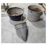 Granite Bucket - Metal Bucket & Metal Funnel
