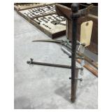 Vintage Stove handles & Bracket