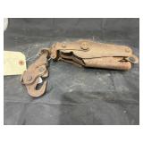 Fence Stretch Rope Double Pulley Block