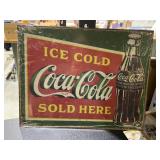 Metal Sign "Coca Cola" 12"x16"