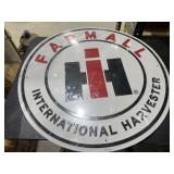 Metal Sign "Farmall" 23" Dia