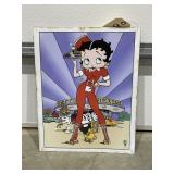 Metal Sign "Betty Boop" 12-1/2"x16"