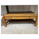 Wooden Coffee Table 48"L x 27"W x 18"W