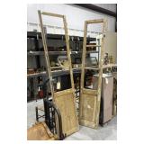 2 - Wood Doors 17"x82"