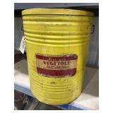 Large Metal Tin 20"H