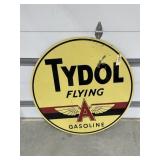 Metal "Tydol" Sign 48"Dia