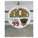 Metal Sign "Mercury" 48"Dia