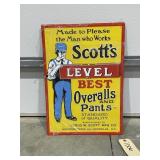 Metal Sign "Scott
