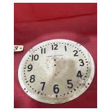 Metal GE Telechron Clock Face