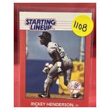 1988 STARTING LINEUP HOF RICKEY HENDERSON CARD