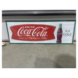 Metal Sign "Coca Cola" 28"x10"