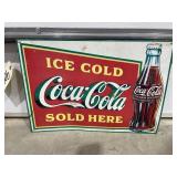 Metal Sign "Coca Cola" 12"x17"