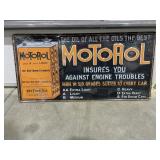 Metal Sign "Motorol" 23"x12"