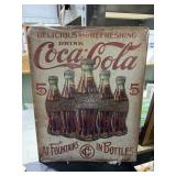 Metal Sign "Coca Cola" 12"x16"